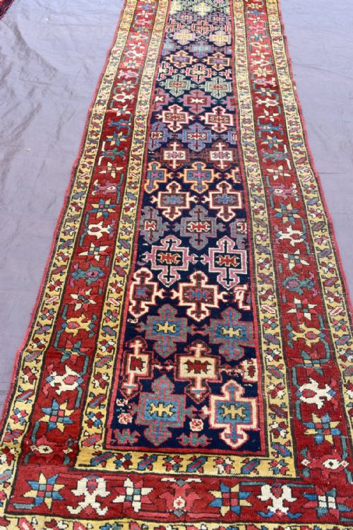 ANTIQUE KARABAGH RUNNERRUG - ADDITIONAL PHOTO 2
