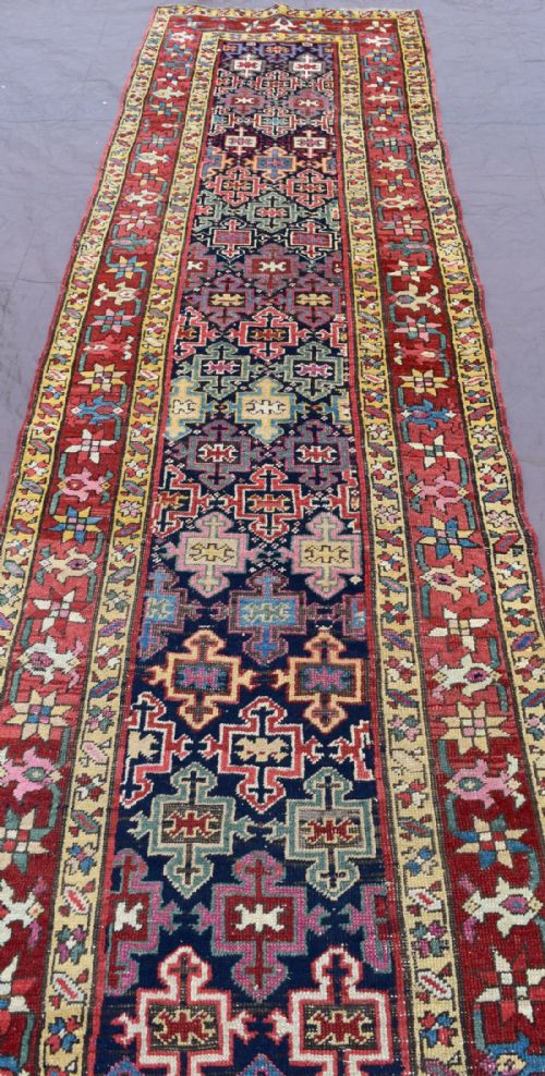 ANTIQUE KARABAGH RUNNERRUG - ADDITIONAL PHOTO 3