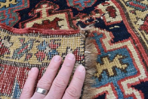 ANTIQUE KARABAGH RUNNERRUG - ADDITIONAL PHOTO 4