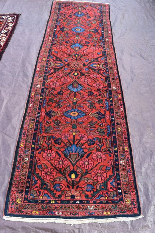 old hamadan runner - CATEGORY: ANTIQUE RUGS - DATED 1920