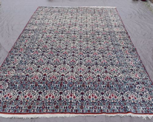 old qum carpet - CATEGORY: ANTIQUE RUGS - DATED 1930