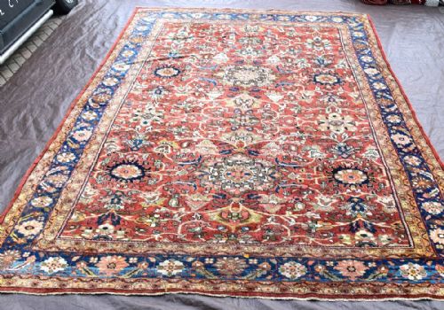 antique mahal carpet - CATEGORY: ANTIQUE RUGS - DATED 1890