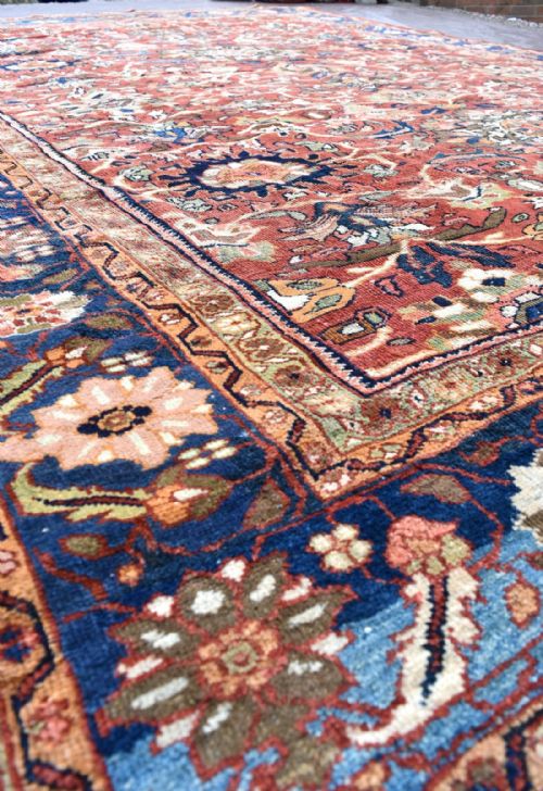 ANTIQUE MAHAL CARPET - ADDITIONAL PHOTO 5