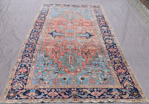 antique heriz carpet - CATEGORY: ANTIQUE RUGS - DATED 1890