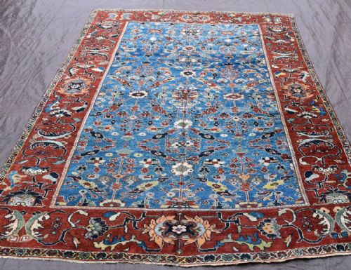 antique mahal carpet - CATEGORY: ANTIQUE RUGS - DATED 1890