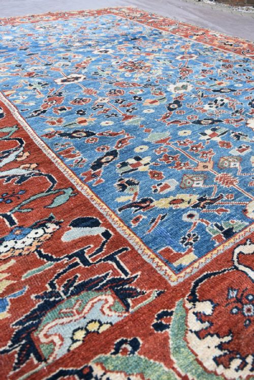 ANTIQUE MAHAL CARPET - ADDITIONAL PHOTO 1