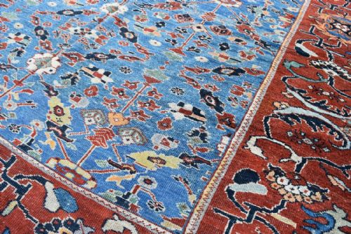 ANTIQUE MAHAL CARPET - ADDITIONAL PHOTO 3
