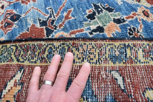 ANTIQUE MAHAL CARPET - ADDITIONAL PHOTO 4