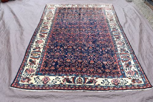 old hamadan carpet - CATEGORY: ANTIQUE RUGS - DATED 1920