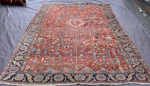 antique heriz carpet - CATEGORY: ANTIQUE RUGS - DATED 1900
