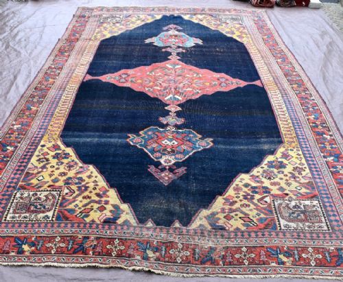 antique bijar carpet - CATEGORY: ANTIQUE RUGS - DATED 1870