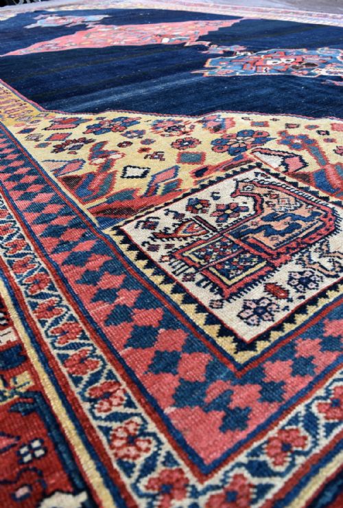 ANTIQUE BIJAR CARPET - ADDITIONAL PHOTO 3