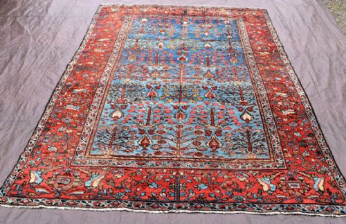 antique ferahan carpet - CATEGORY: ANTIQUE RUGS - DATED 1870