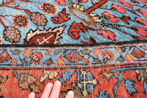 ANTIQUE FERAHAN CARPET - ADDITIONAL PHOTO 4