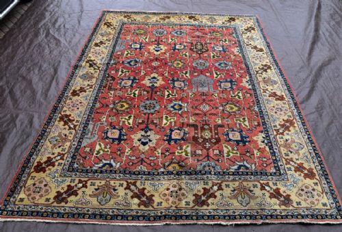 old tabriz carpet - CATEGORY: ANTIQUE RUGS - DATED 1920