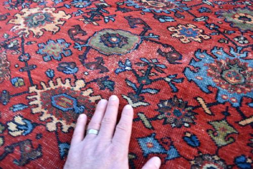 ANTIQUE FERAHAN SQUARE CARPET - ADDITIONAL PHOTO 5