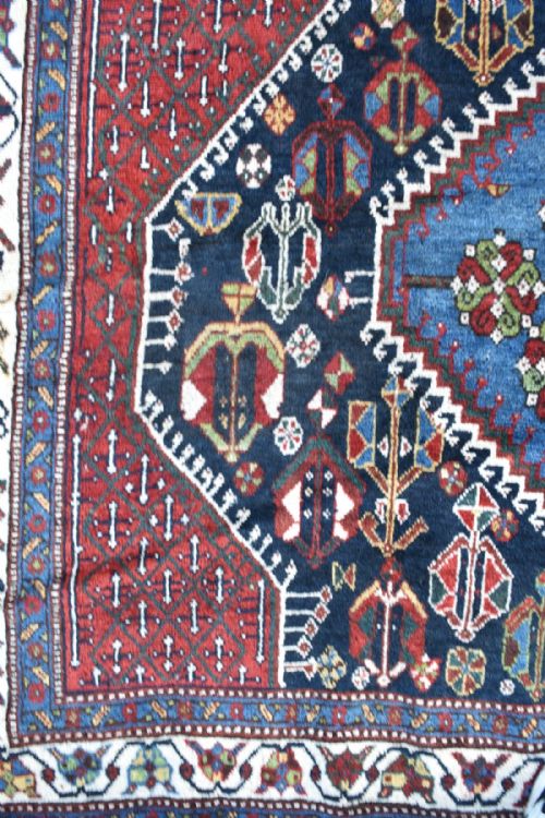 OLD KHAMSEH TRIBAL CARPETRUG - ADDITIONAL PHOTO 5