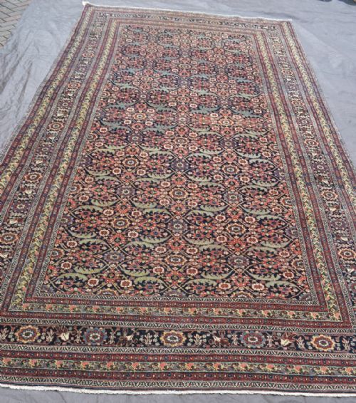 antique bijar kelleh carpet - CATEGORY: ANTIQUE RUGS - DATED 1850