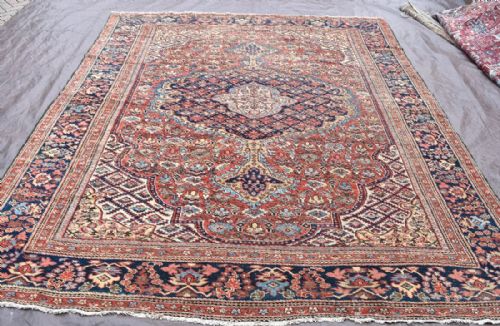 fine antique ferahan carpet - CATEGORY: ANTIQUE RUGS - DATED 1870