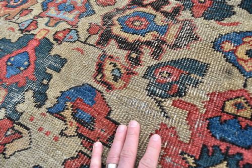FINE ANTIQUE FERAHAN CARPET - ADDITIONAL PHOTO 3