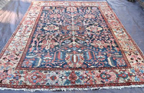 antique heriz carpet - CATEGORY: ANTIQUE RUGS - DATED 1900