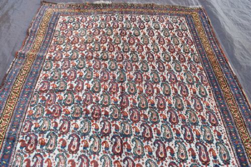 OLD KHAMSEH TRIBAL CARPET - ADDITIONAL PHOTO 1