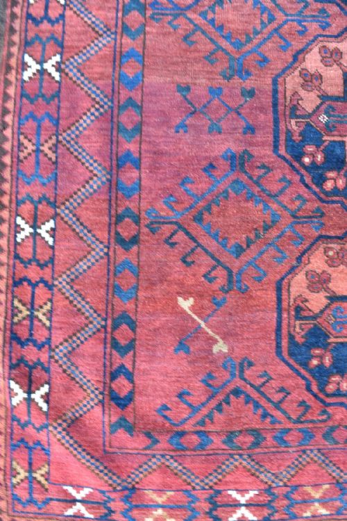 ANTIQUE ERSARI MAIN CARPET - ADDITIONAL PHOTO 1