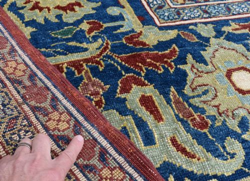 ANTIQUE PERSIAN ROOM SIZE CARPET - ADDITIONAL PHOTO 1