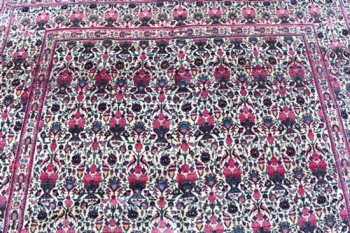 ANTIQUE PERSIAN TEHRAN CARPET - ADDITIONAL PHOTO 2