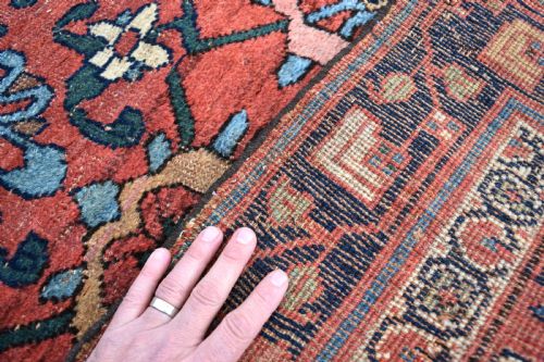 ANTIQUE PERSIAN BIJAR RUNNER - ADDITIONAL PHOTO 2