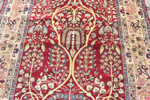 ANTIQUE LAVAR KIRMAN PRAYER RUG - ADDITIONAL PHOTO 2