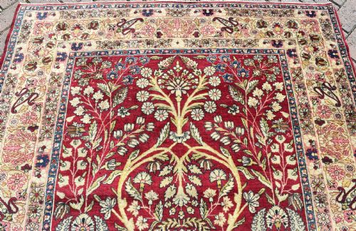 ANTIQUE LAVAR KIRMAN PRAYER RUG - ADDITIONAL PHOTO 3