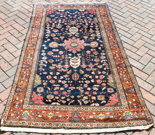 antique sarouk mahal rug - CATEGORY: ANTIQUE RUGS - DATED 1910