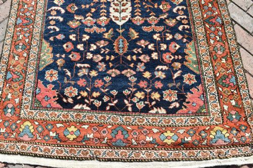 ANTIQUE SAROUK MAHAL RUG - ADDITIONAL PHOTO 1
