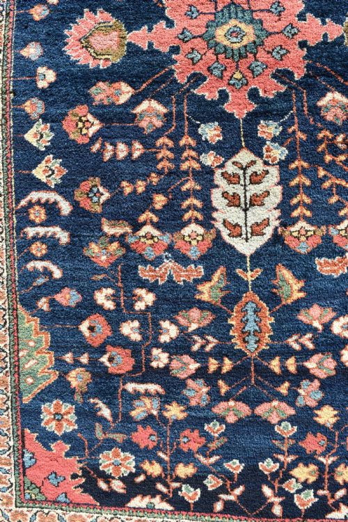 ANTIQUE SAROUK MAHAL RUG - ADDITIONAL PHOTO 4