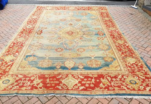 fine antique persian ziegler mahal carpet - CATEGORY: ANTIQUE RUGS - DATED 1880