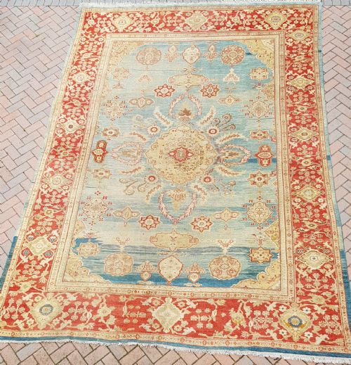 FINE ANTIQUE PERSIAN ZIEGLER MAHAL CARPET - ADDITIONAL PHOTO 3