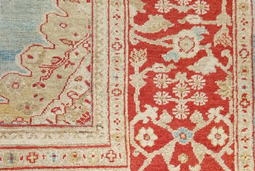 FINE ANTIQUE PERSIAN ZIEGLER MAHAL CARPET - ADDITIONAL PHOTO 4