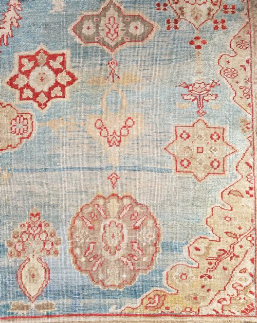 FINE ANTIQUE PERSIAN ZIEGLER MAHAL CARPET - ADDITIONAL PHOTO 5
