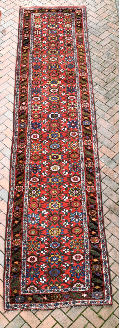 antique bijar runner - CATEGORY: ANTIQUE RUGS - DATED 1880
