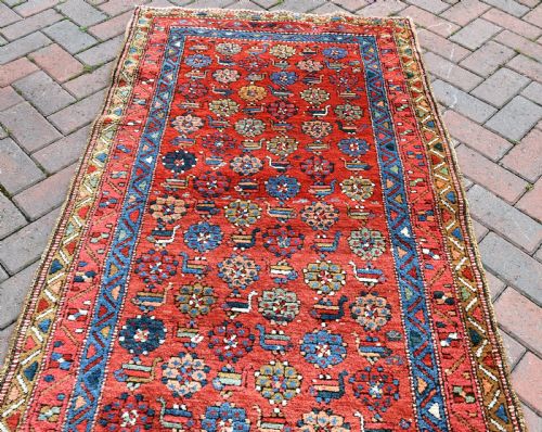 ANTIQUE PERSIAN HERIZ RUNNER - ADDITIONAL PHOTO 3