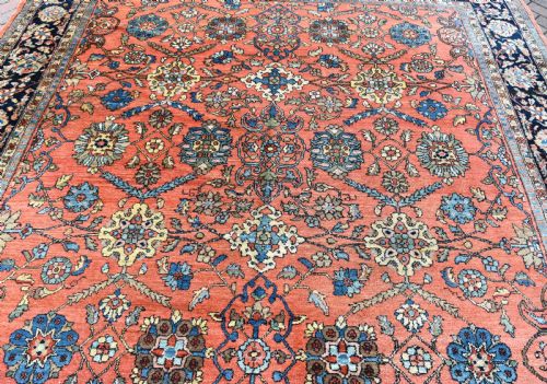 ANTIQUE PERSIAN LILIHAN CARPET - ADDITIONAL PHOTO 1