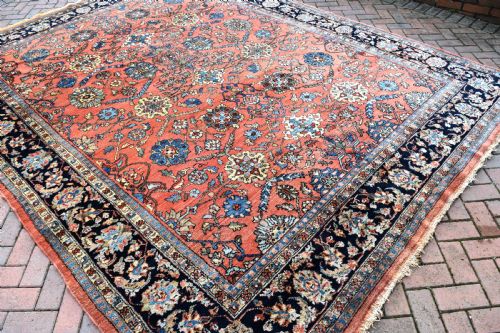 ANTIQUE PERSIAN LILIHAN CARPET - ADDITIONAL PHOTO 5