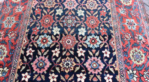 ANTIQUE PERSIAN BIJAR KELLEH CARPET 323X141CM - ADDITIONAL PHOTO 2