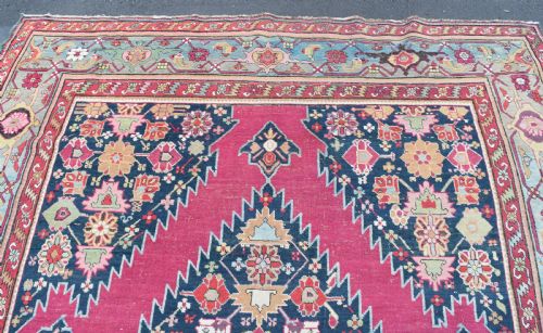 ANTIQUE KARAGH KELLEH GALLERY CARPET 619X214CM - ADDITIONAL PHOTO 5
