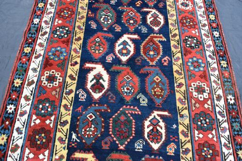 ANTIQUE CAUCASIAN KAZAK RUNNER 286X116CM - ADDITIONAL PHOTO 3