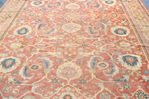 ANTIQUE PERSIAN MAHAL CARPET 406X319CM - ADDITIONAL PHOTO 1