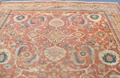 ANTIQUE PERSIAN MAHAL CARPET 406X319CM - ADDITIONAL PHOTO 3
