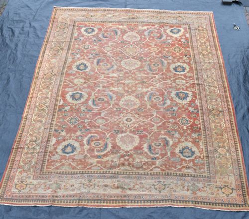 ANTIQUE PERSIAN MAHAL CARPET 406X319CM - ADDITIONAL PHOTO 6