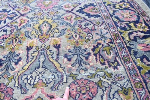 OLD PERSIAN MAPLES MAHAL CARPET 378X313CM - ADDITIONAL PHOTO 4